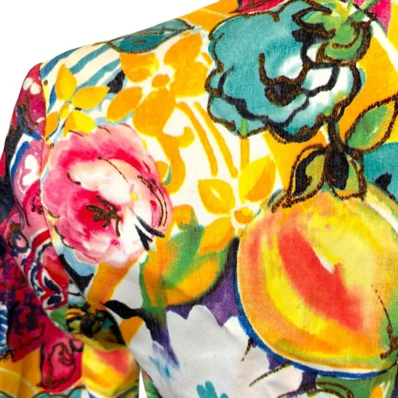 Alberto Makali Bold Color Tropical Jacket Size 2 - Picture 7 of 9